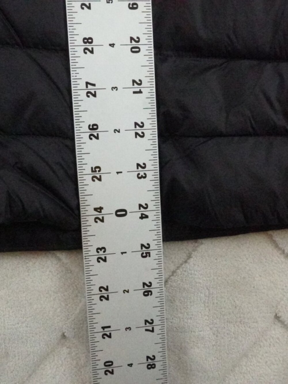 Lands' End Down Puffer Jacket Womens Extra Small Black Full Zip - Picture 7 of 10